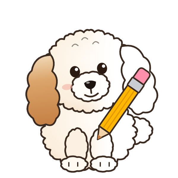 Logo von Ausmalbild Kinder: Havaneser-Welpe Uno wird mit einem Buntstift ausgemalt